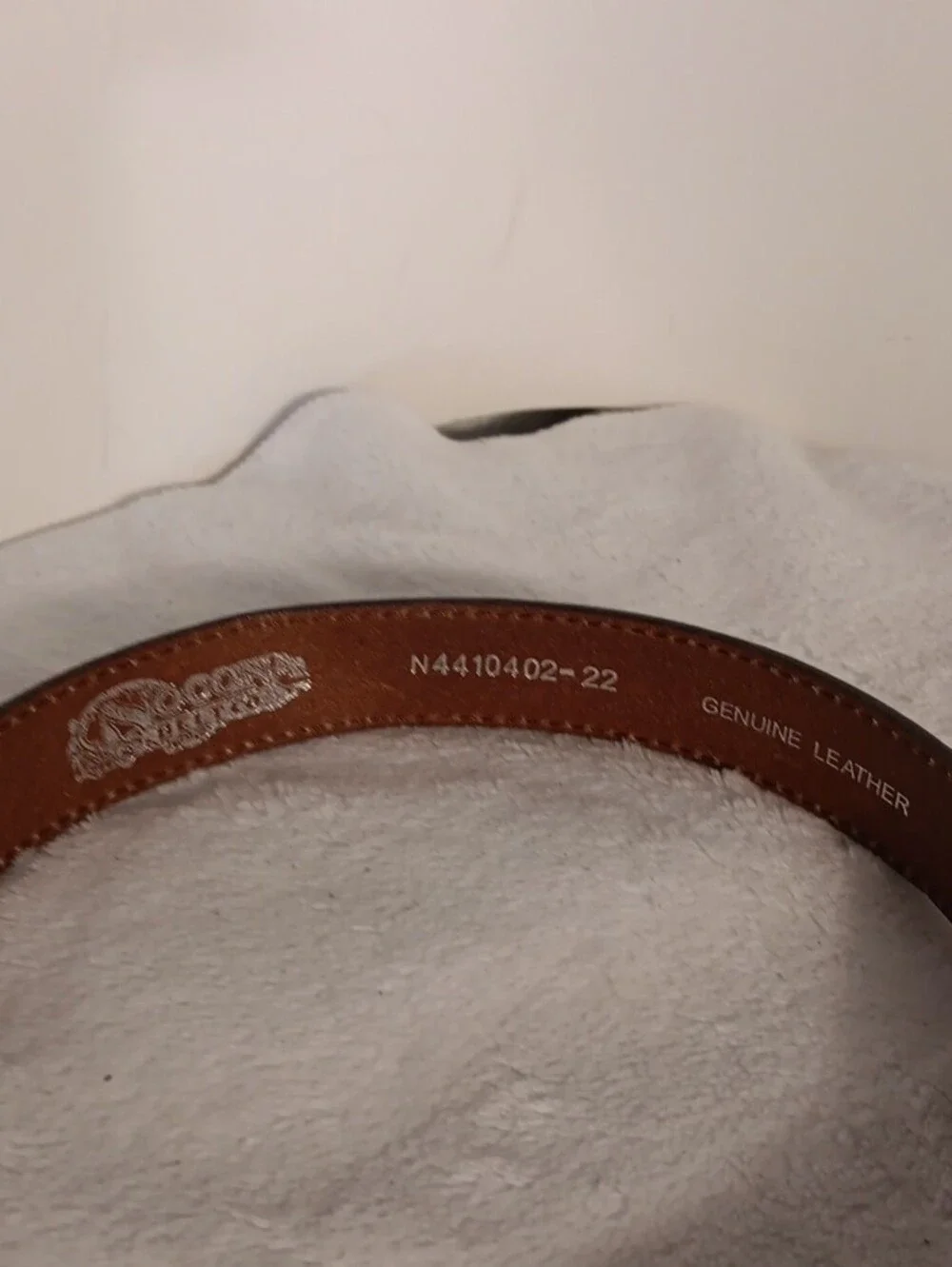 Nocona Brown Kids Leather Belt with Two-Tone Rodeo Buckle